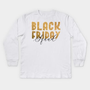 Black friday squad Kids Long Sleeve T-Shirt